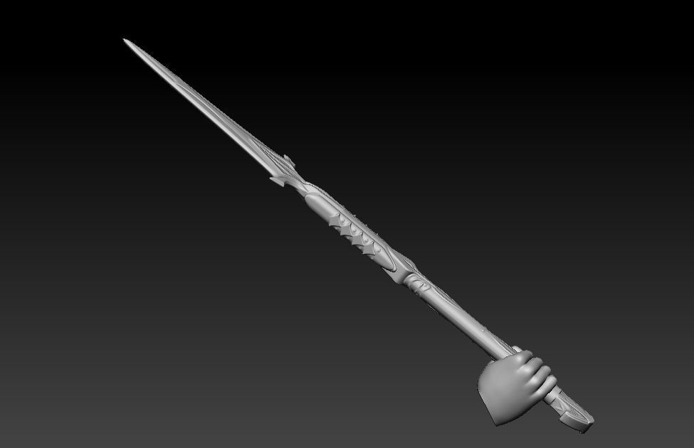 Kassandra statue of woman holding a bird 3D print model_21