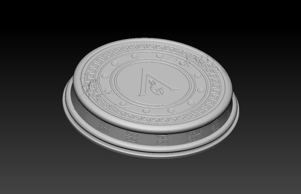 Kassandra statue of woman holding a bird 3D print model_11