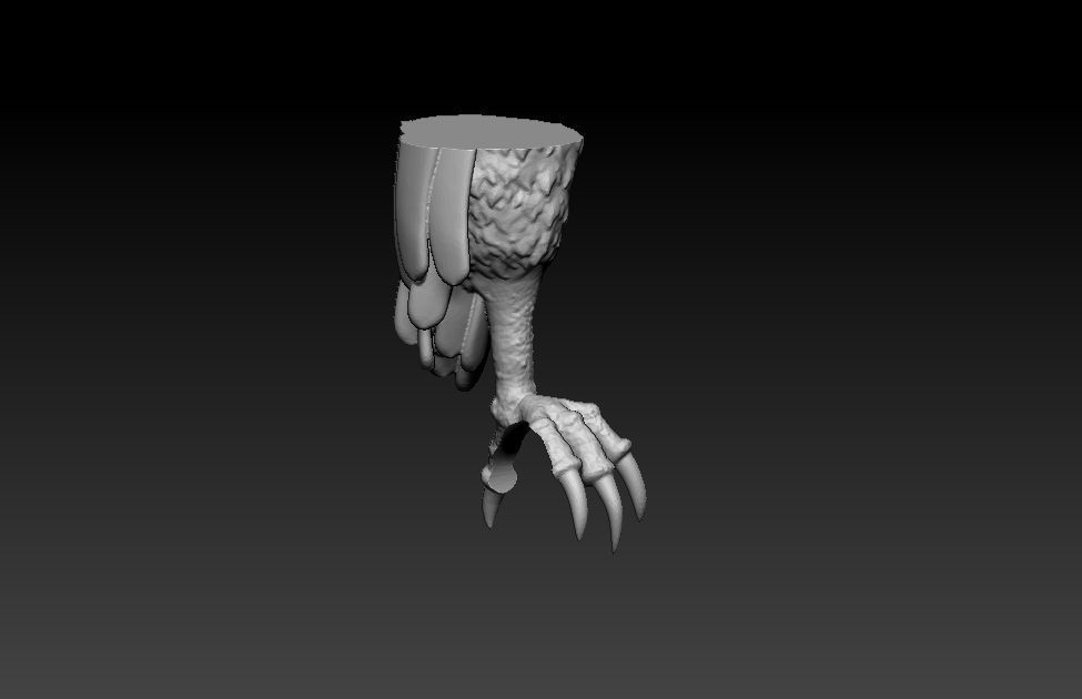 Kassandra statue of woman holding a bird 3D print model_17