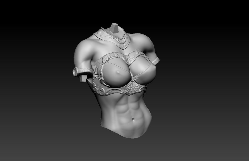 Kassandra statue of woman holding a bird 3D print model_23