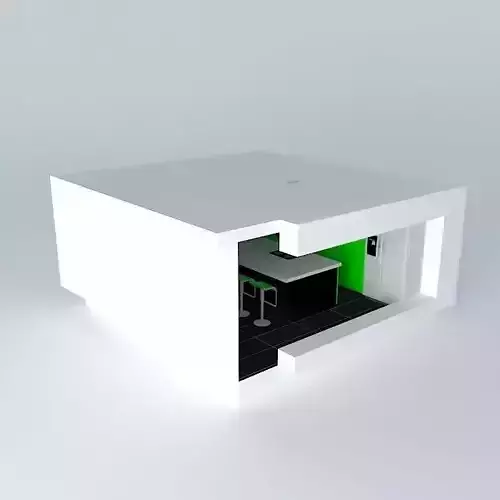 Modern green kitchen