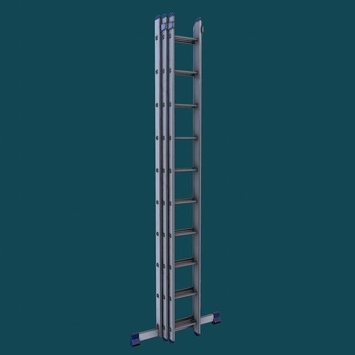 Ladder 3 Game Ready Low-poly 3D model