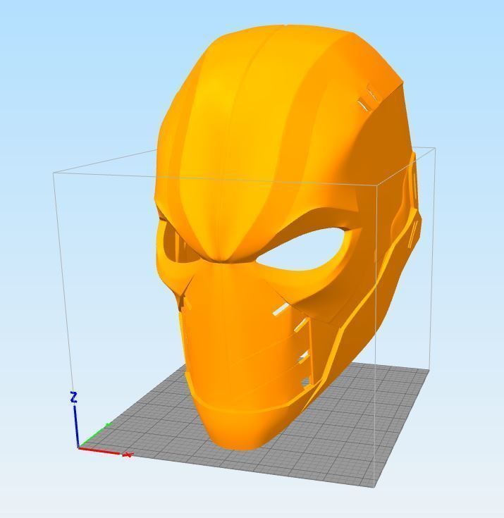 Deathstroke Titans Season 2 Helmet V1 - STL File 3D print model_6
