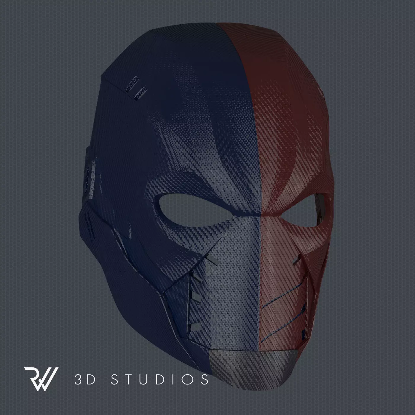 Deathstroke Titans Season 2 Helmet V1 - STL File 3D print model_0