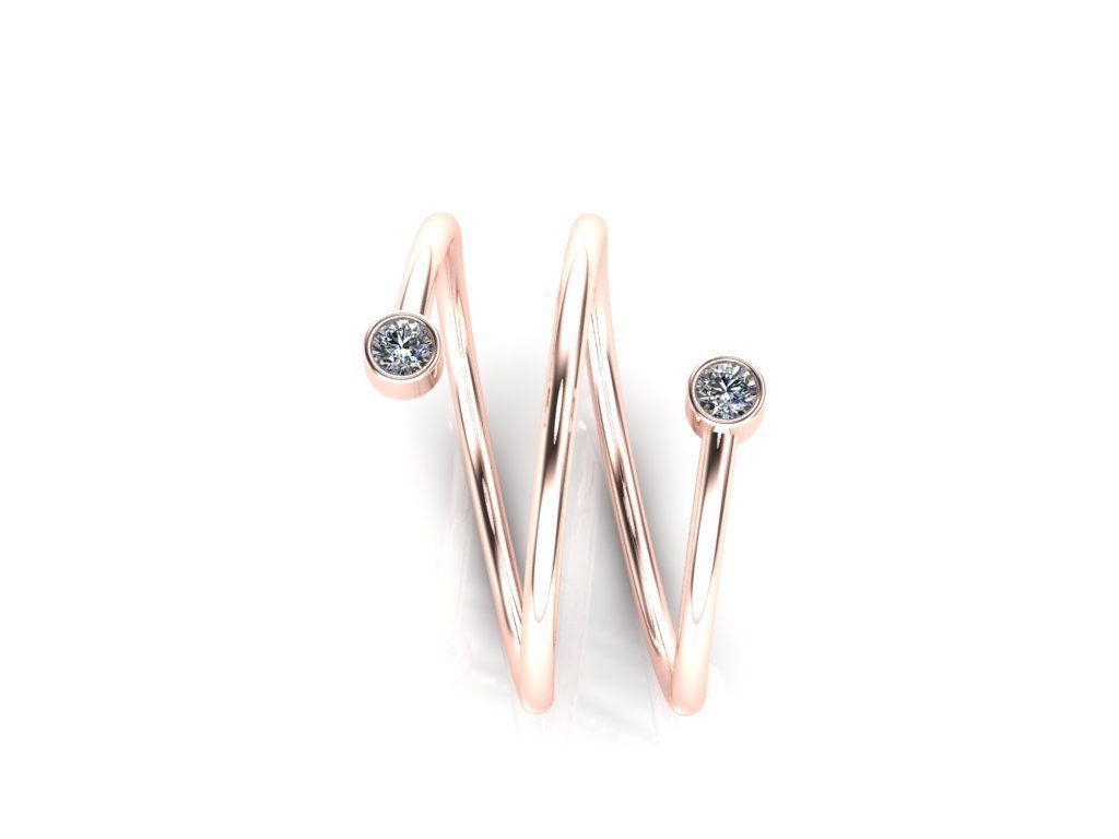 Jewelry Ring 3D print model_9