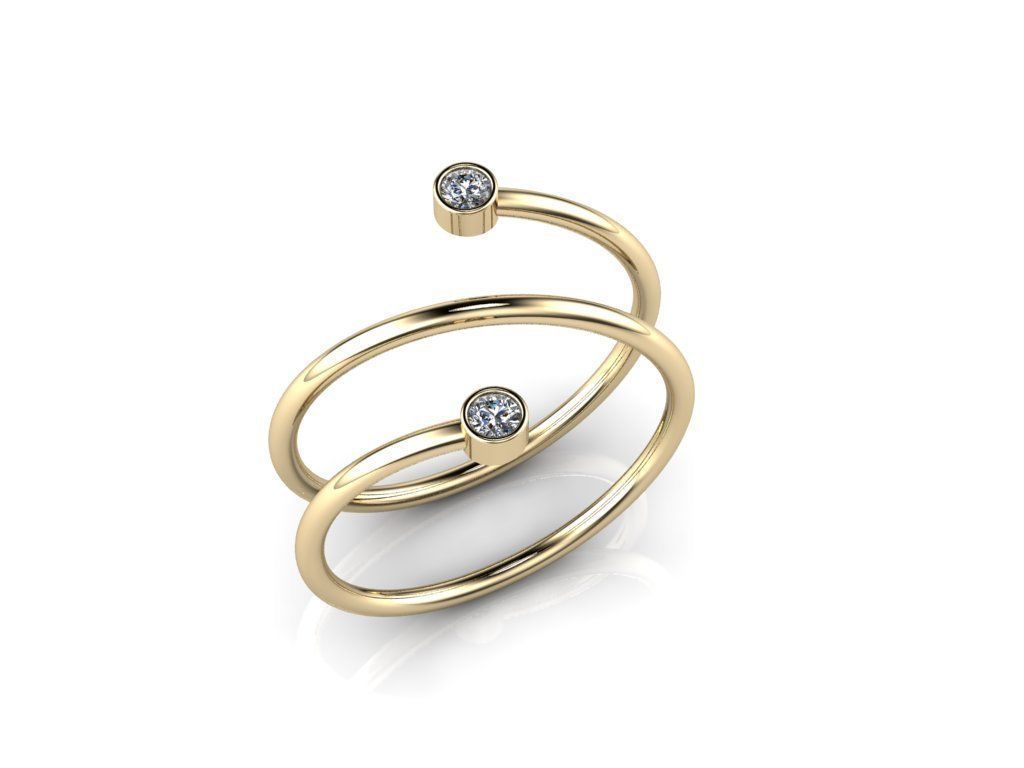 Jewelry Ring 3D print model_10