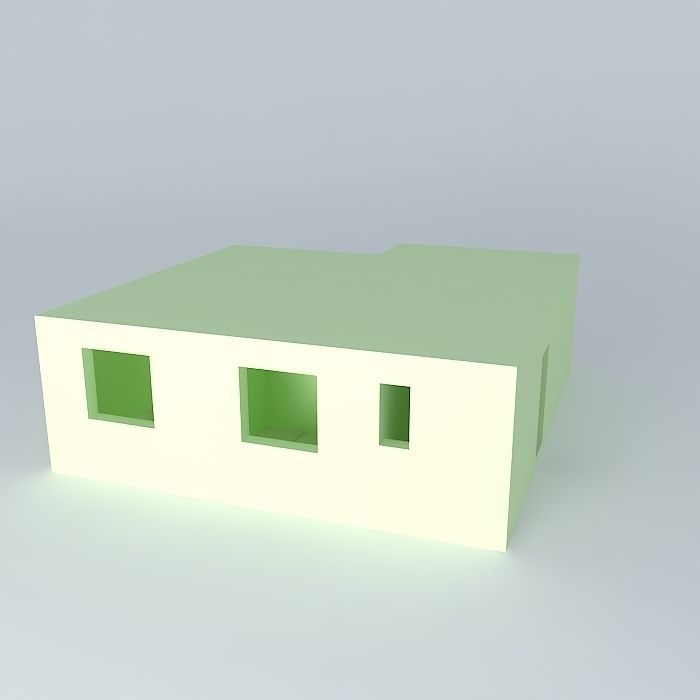 Small Apartment design Free 3D model_1