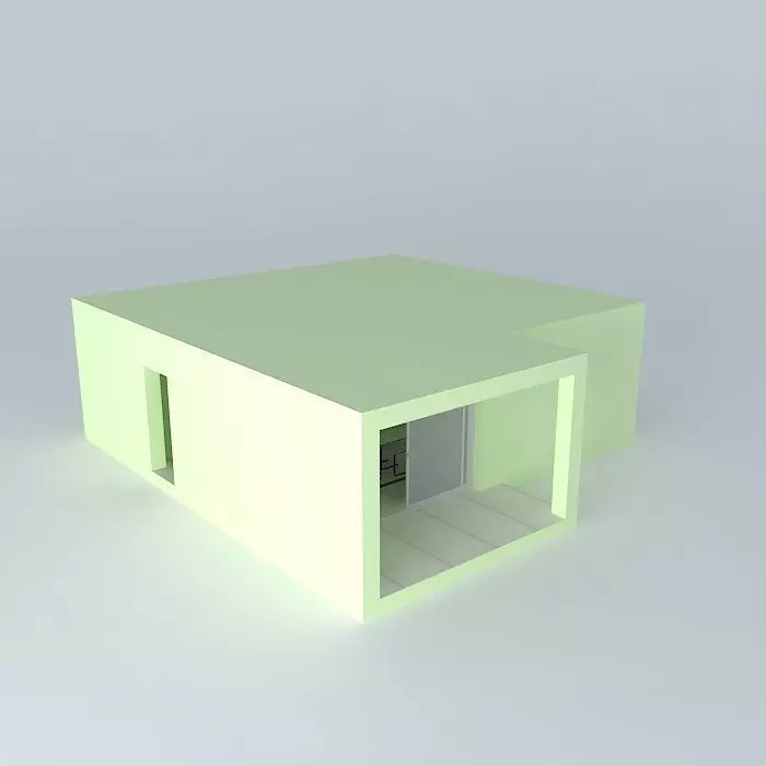 Small Apartment design Free 3D model_0