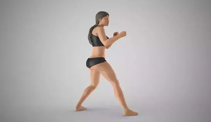 Boxer Girl 2 3D print model