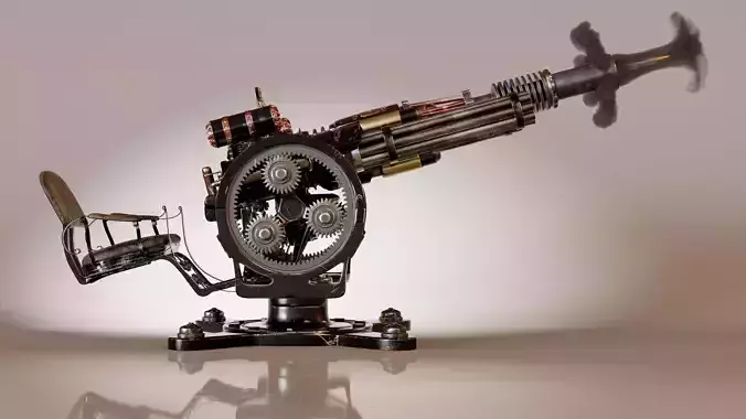 TKs Redeemer Steam Gun 3D model