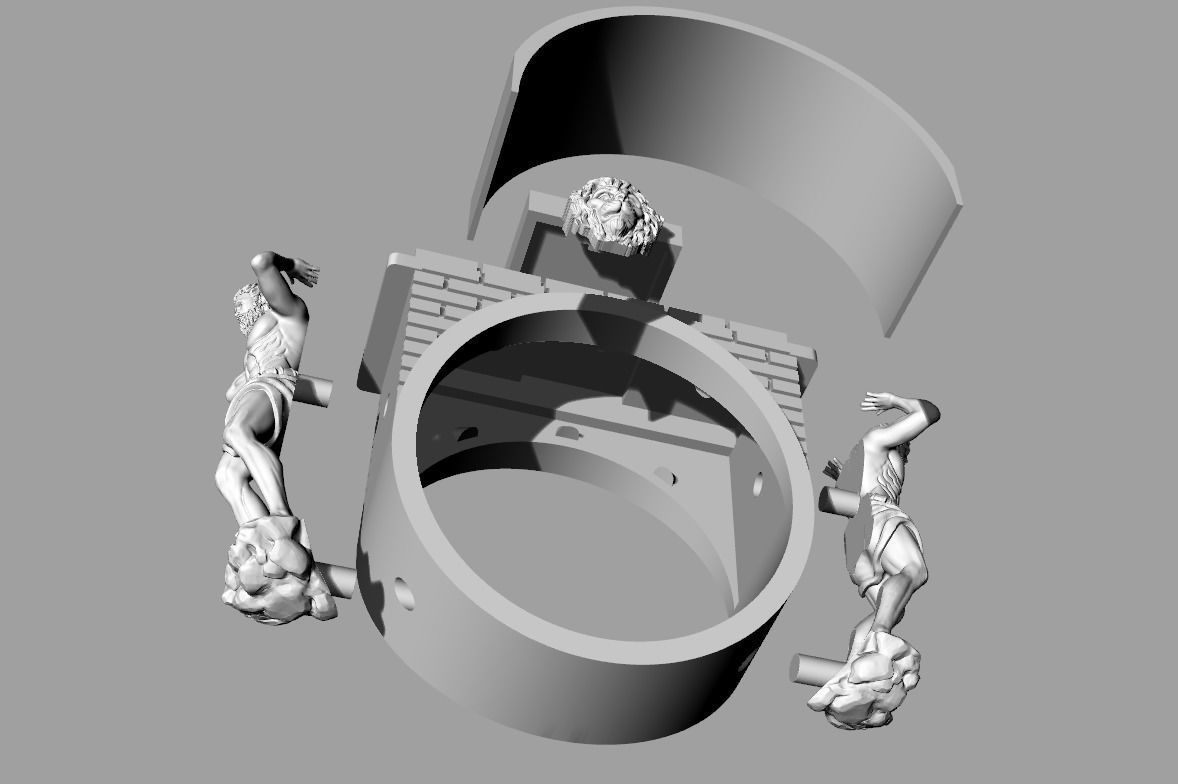 Ring Atlas  3D print model_12