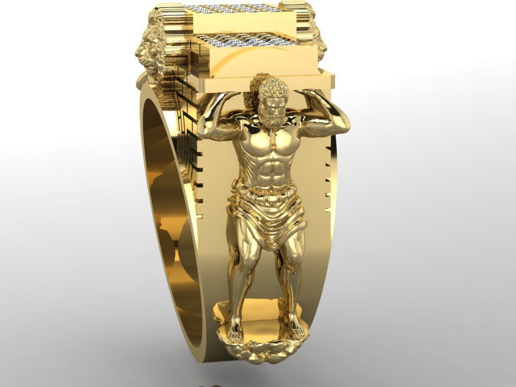 Ring Atlas  3D print model_1