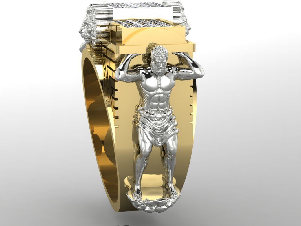 Ring Atlas  3D print model_2