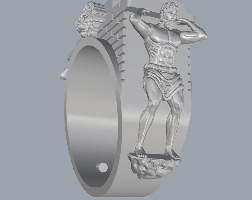 Ring Atlas  3D print model_5