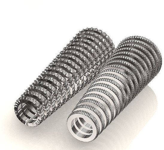 Ridged Band 3D print model
