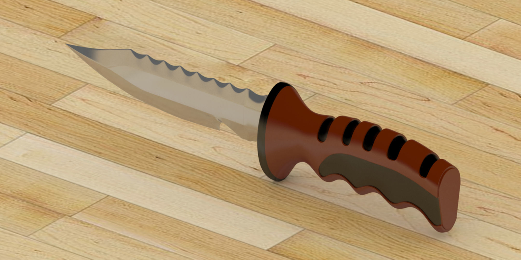 Knife Set 3D model_5