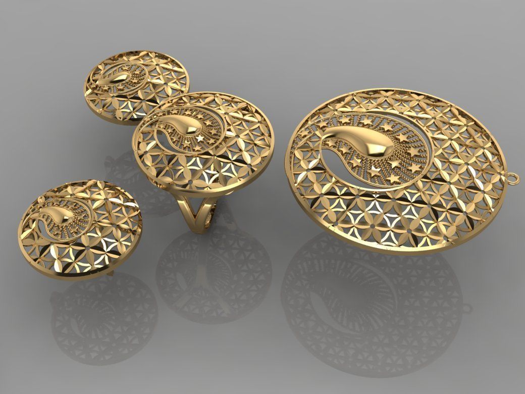 GC GOLD M0021- small set 3D print model_3