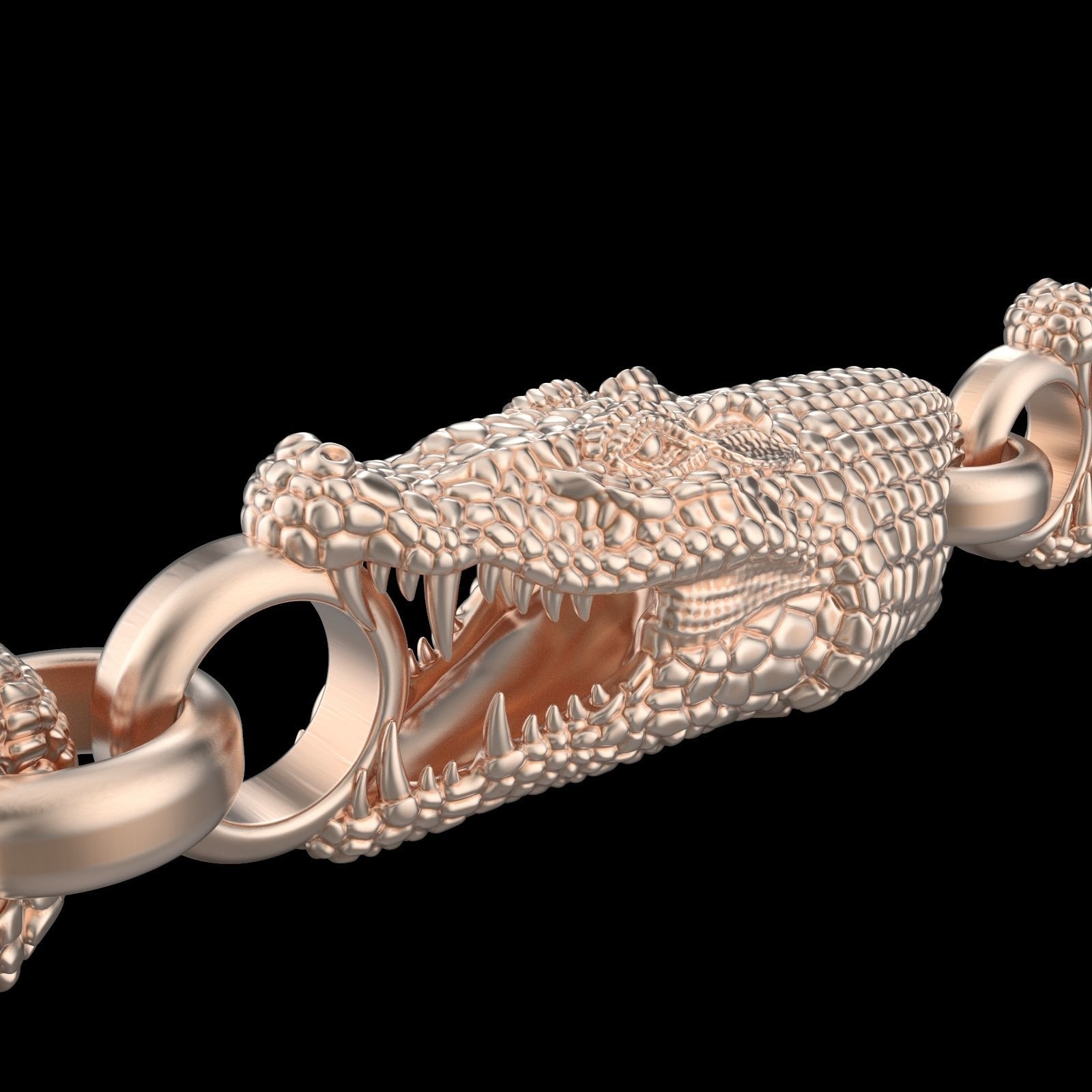 Bracelet B018 3D print model_4