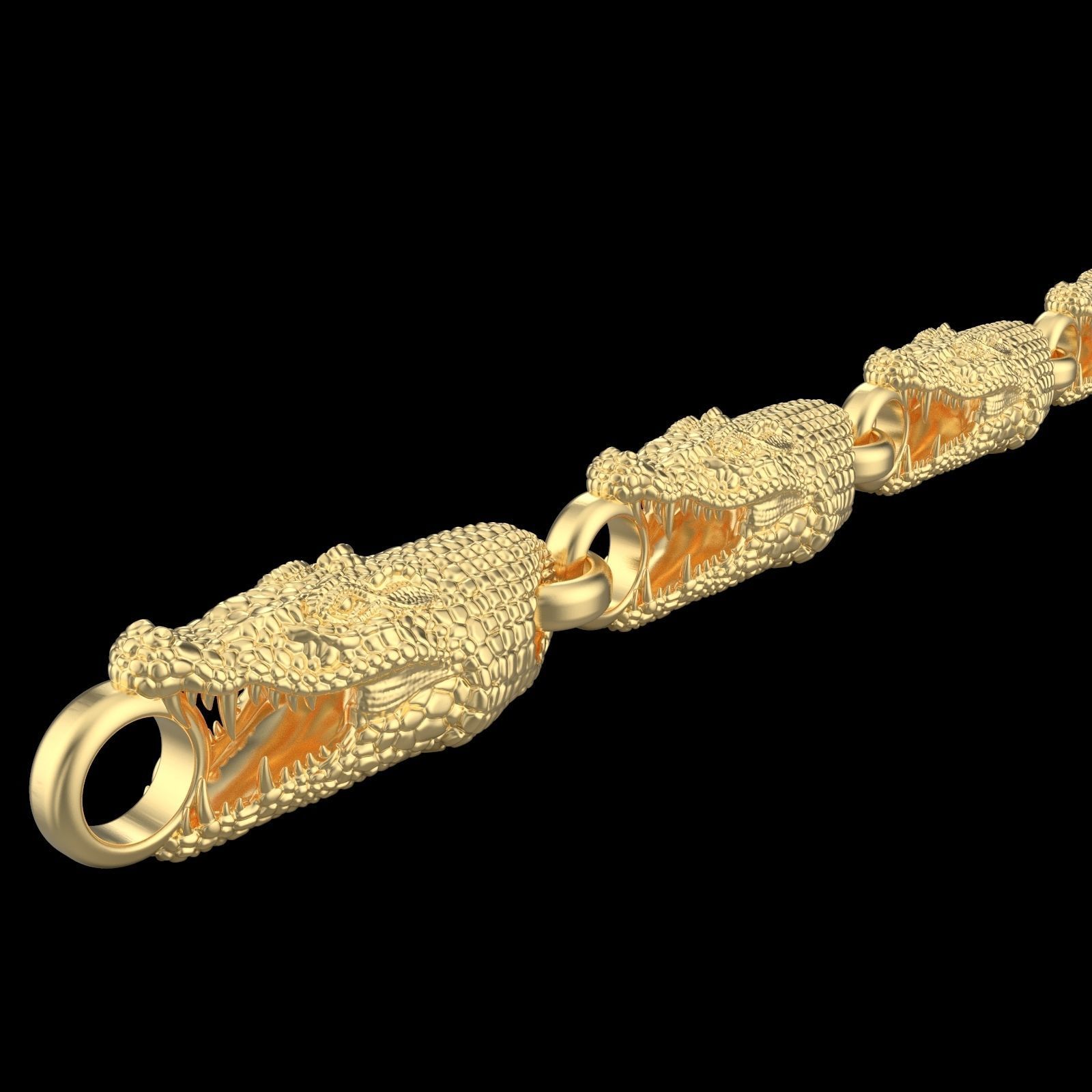 Bracelet B018 3D print model_3