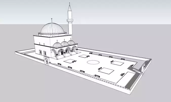 Mosque Free 3D model