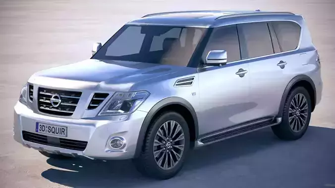 Nissan Patrol Y62 2019 3D model