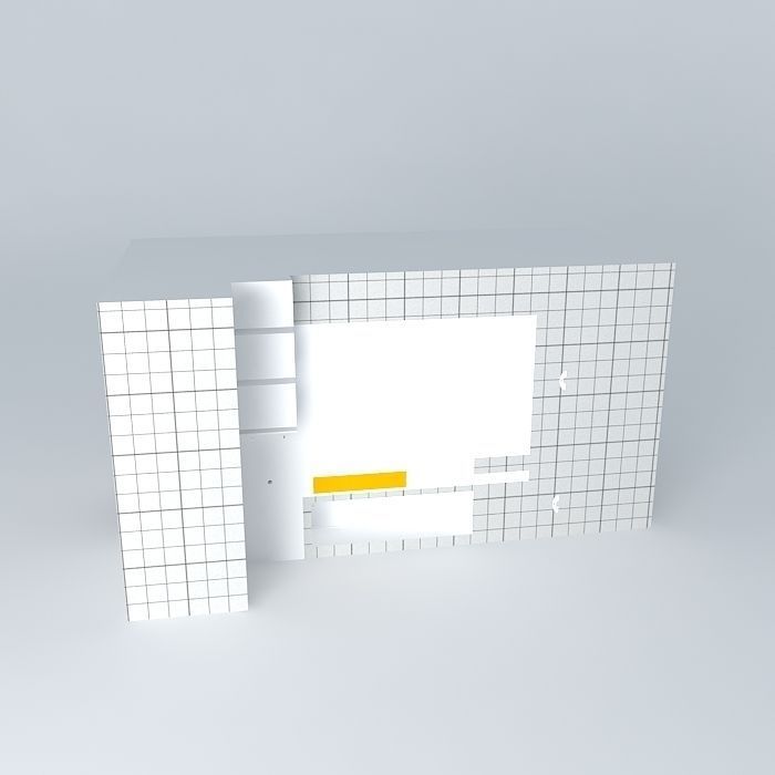 Modern WC Free 3D model_2