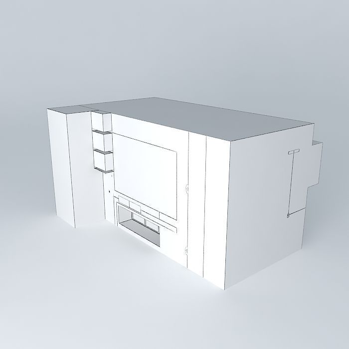 Modern WC Free 3D model_4