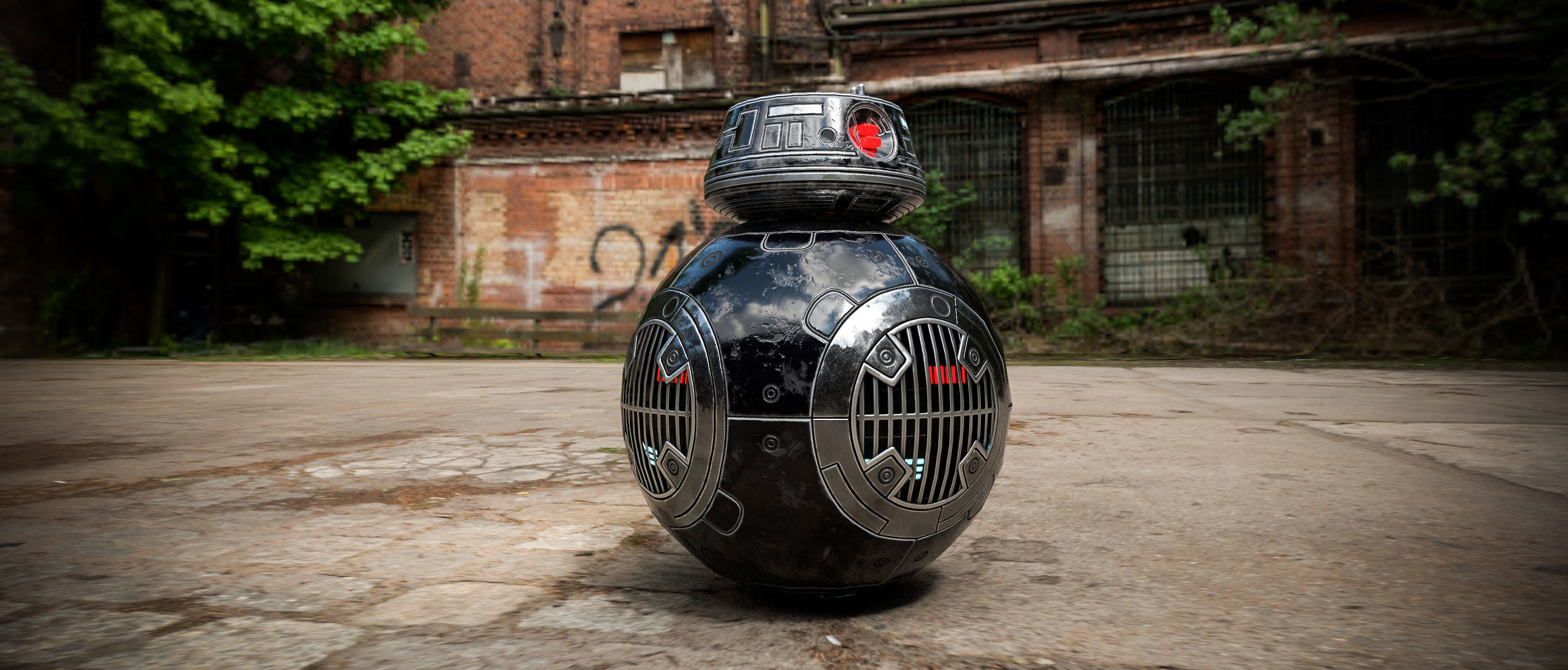 Droid 88e9 from Star Wars Free low-poly 3D model_2
