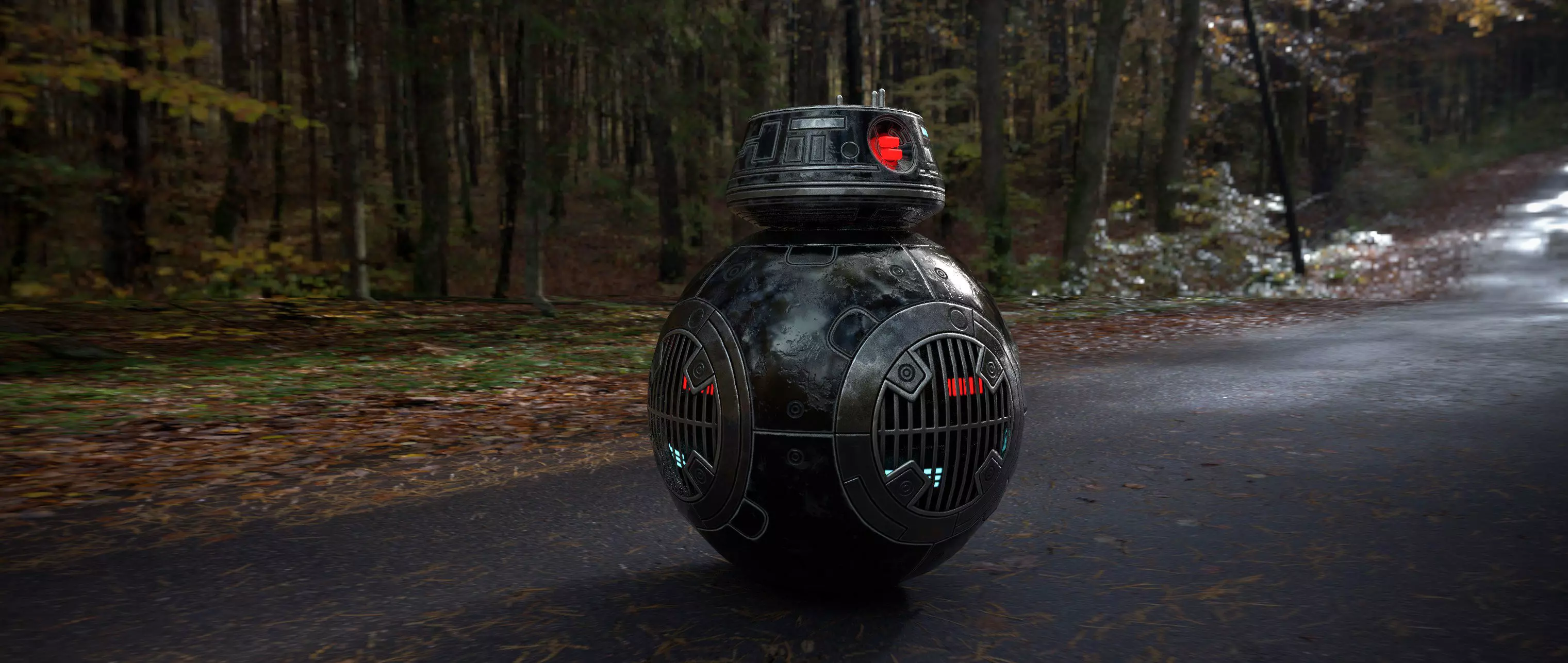 Droid 88e9 from Star Wars Free low-poly 3D model_0