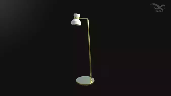 Lamp Model gold floor