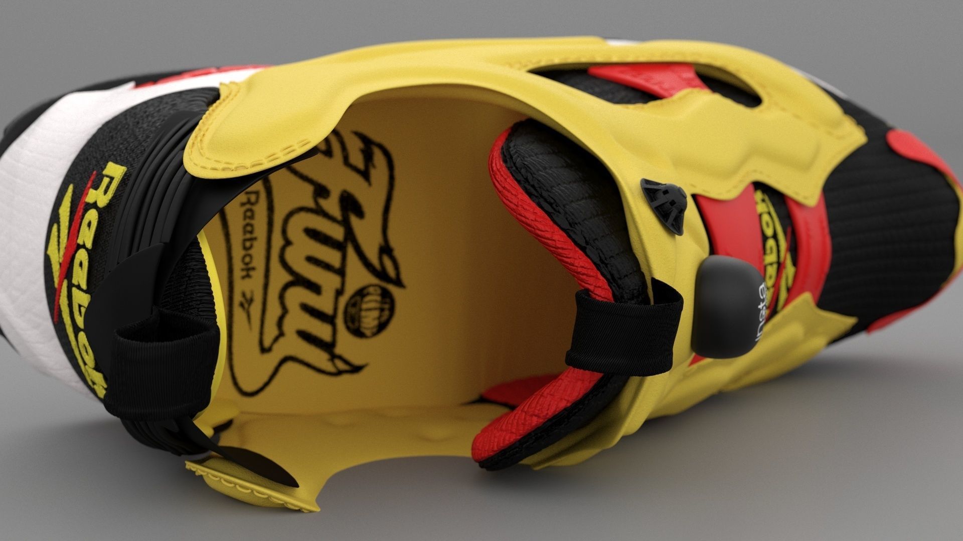 Reebok Instapump Fury OG 3D model_9