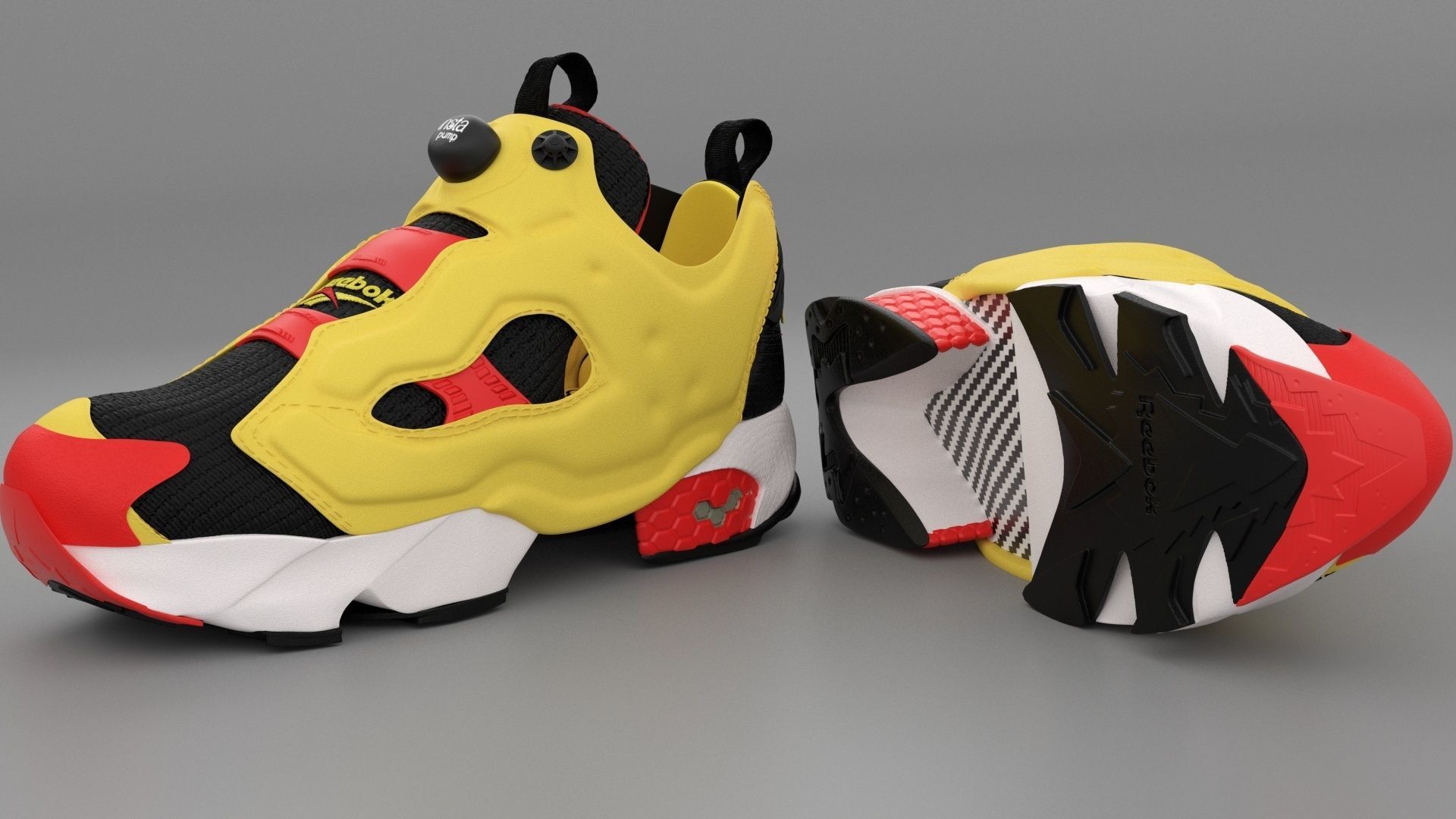Reebok Instapump Fury OG 3D model_5