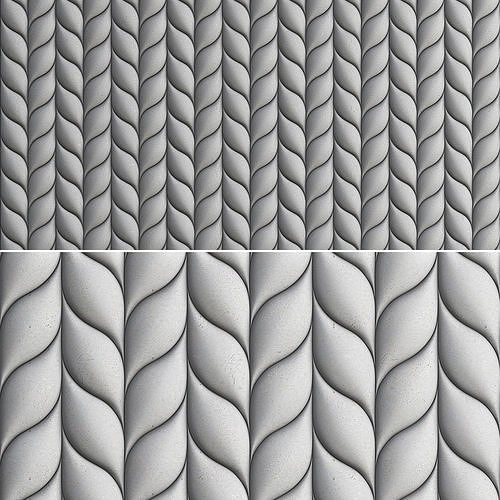 TRECCIA By 3D 3D Panel - Surface 3d model Low-poly 3D model