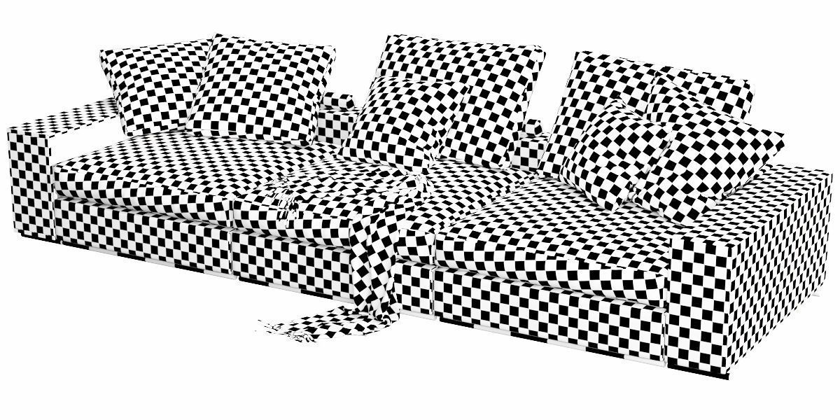 Flexform Groundpiece 3D model_11