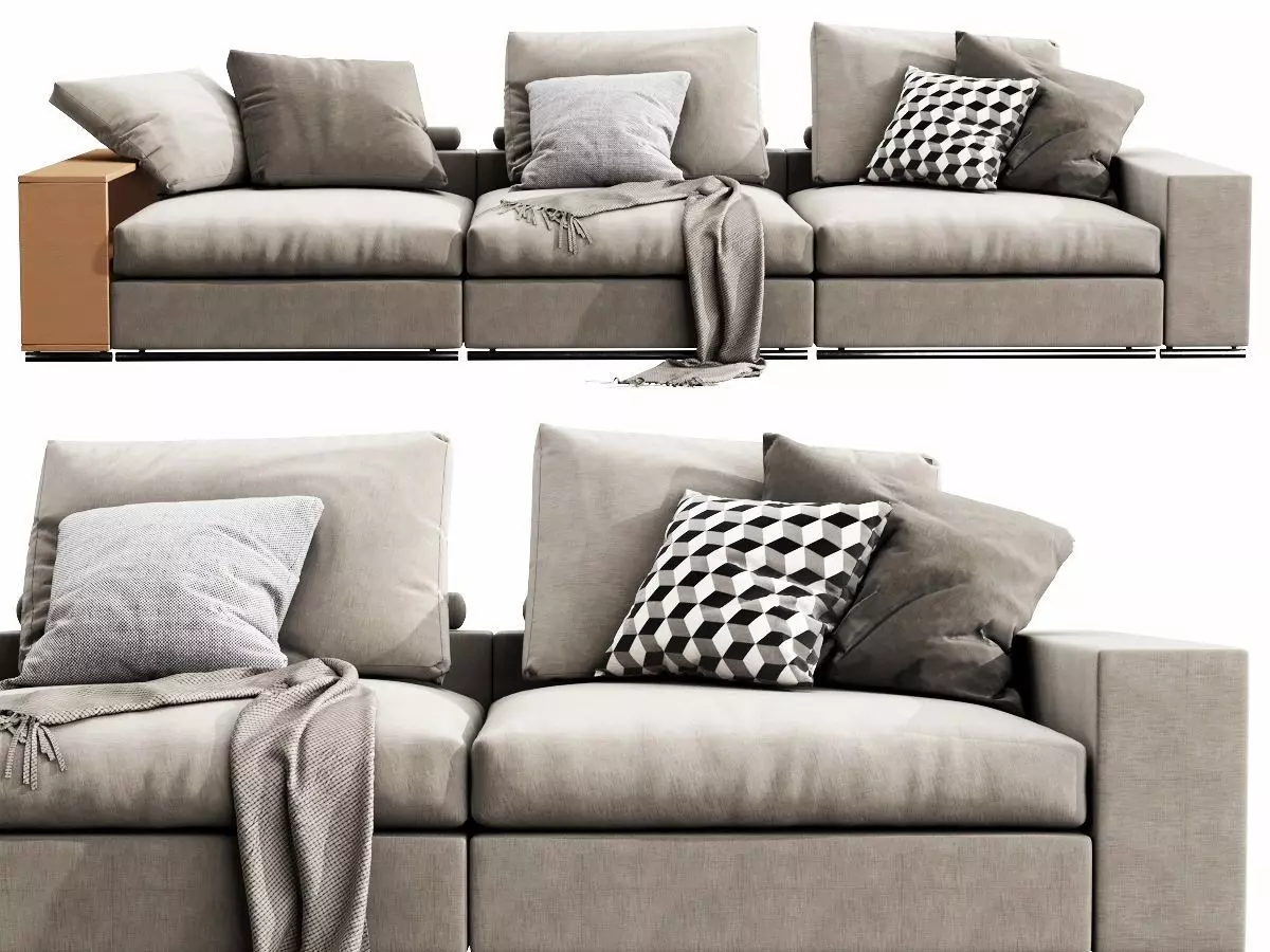 Flexform Groundpiece 3D model_0