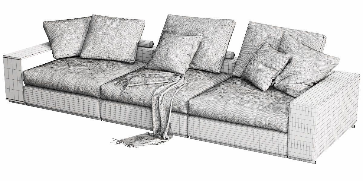 Flexform Groundpiece 3D model_10