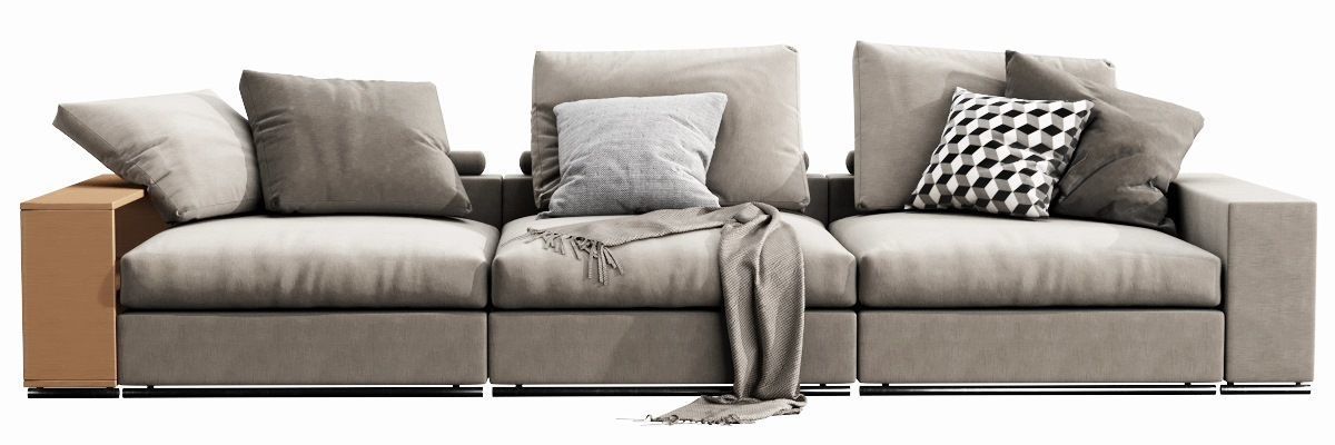 Flexform Groundpiece 3D model_2