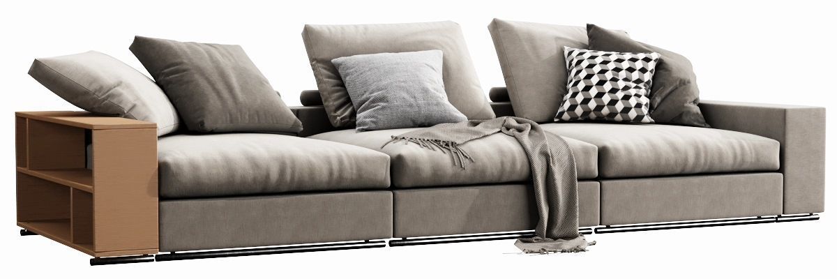 Flexform Groundpiece 3D model_4