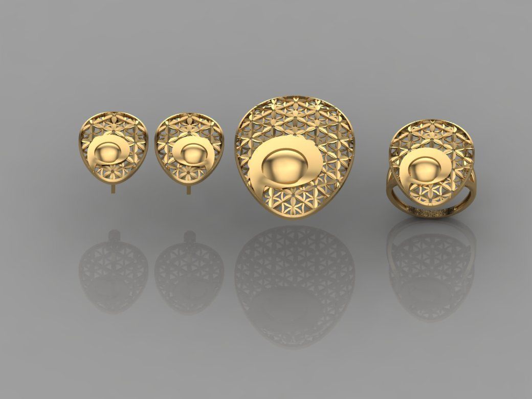 GC GOLD M0023- small set  3D print model_2