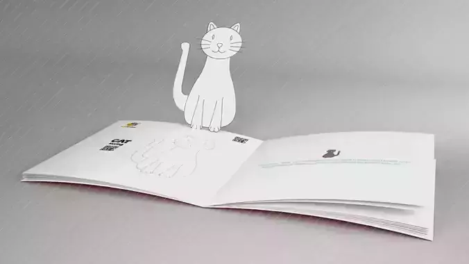Opening Book Model Free 3D model