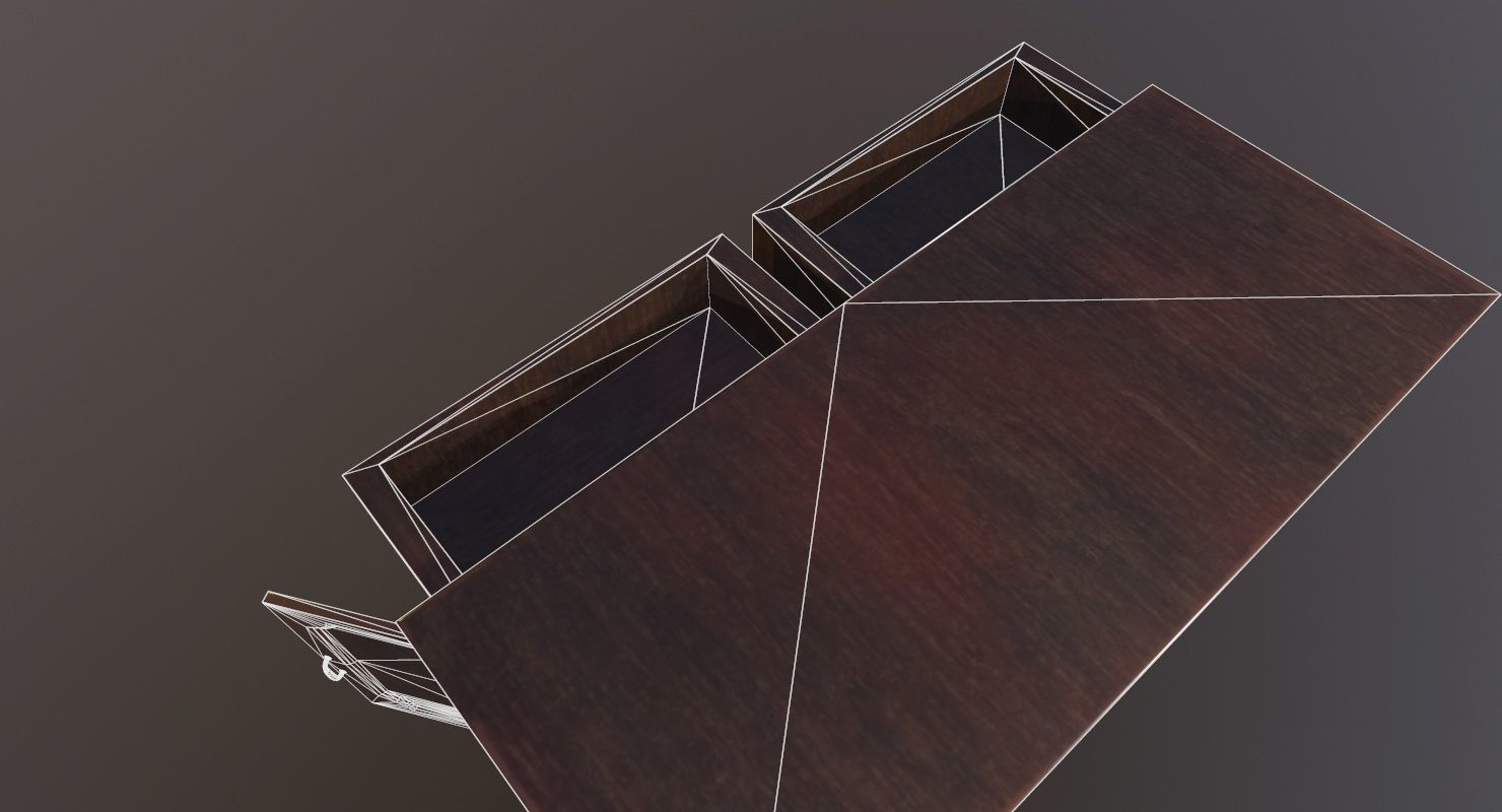 Drawer Buffet Game Ready  Low-poly 3D model_27