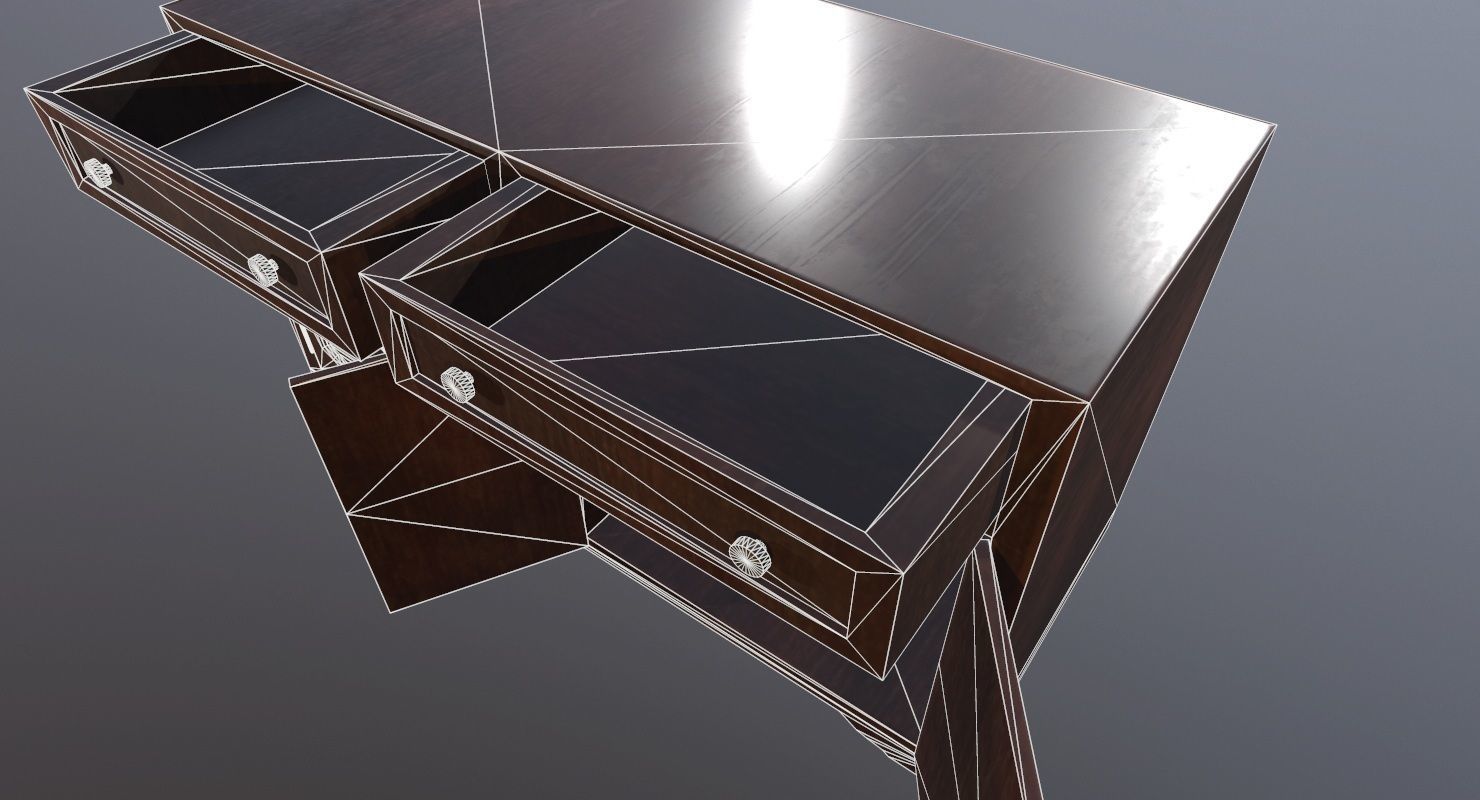 Drawer Buffet Game Ready  Low-poly 3D model_26