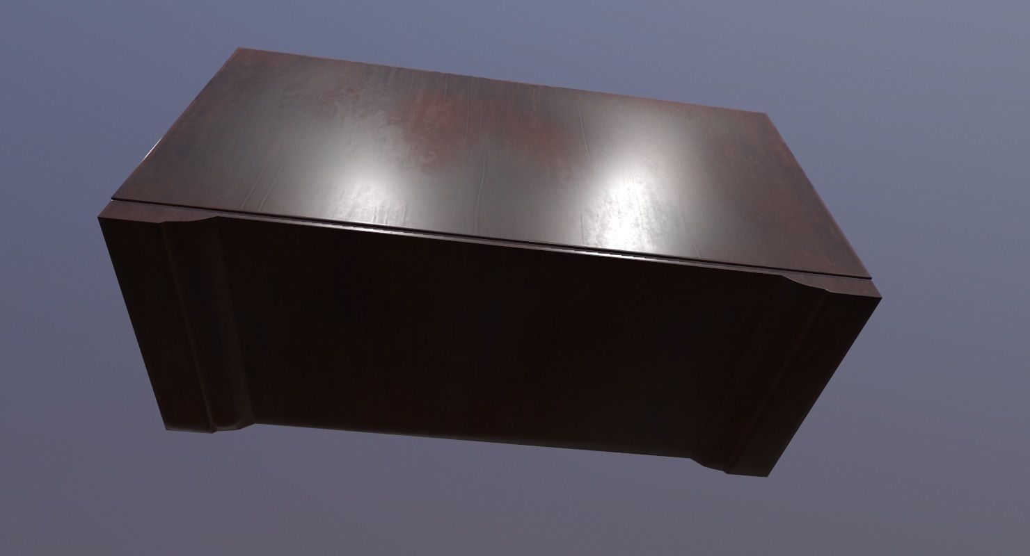 Drawer Buffet Game Ready  Low-poly 3D model_6