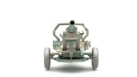 cannon front of boat 3D model_6