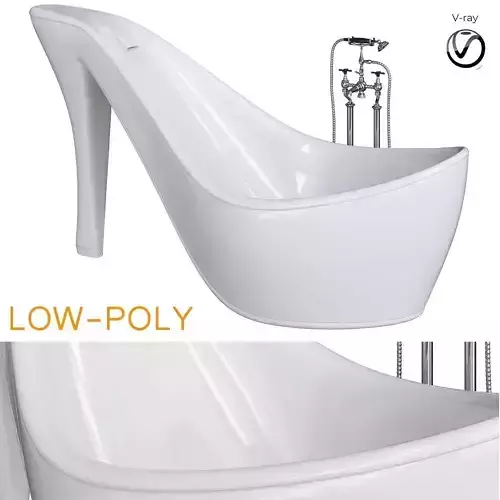 Sicis bath slipper 3d model