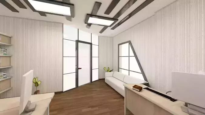 Small Office Design 3D model