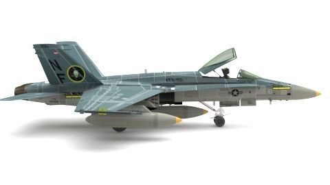 plane toy fighter jet 3D model_6