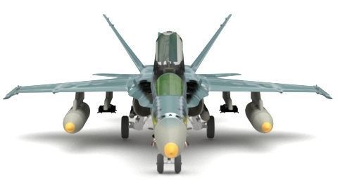 plane toy fighter jet 3D model_7