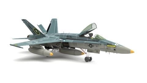plane toy fighter jet 3D model_2