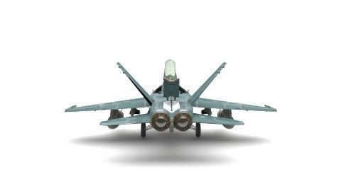 plane toy fighter jet 3D model_5